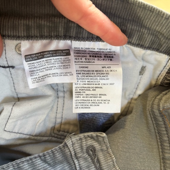 Set of Four Corduroy Pants in Neutral Tones - Picture 9 of 9